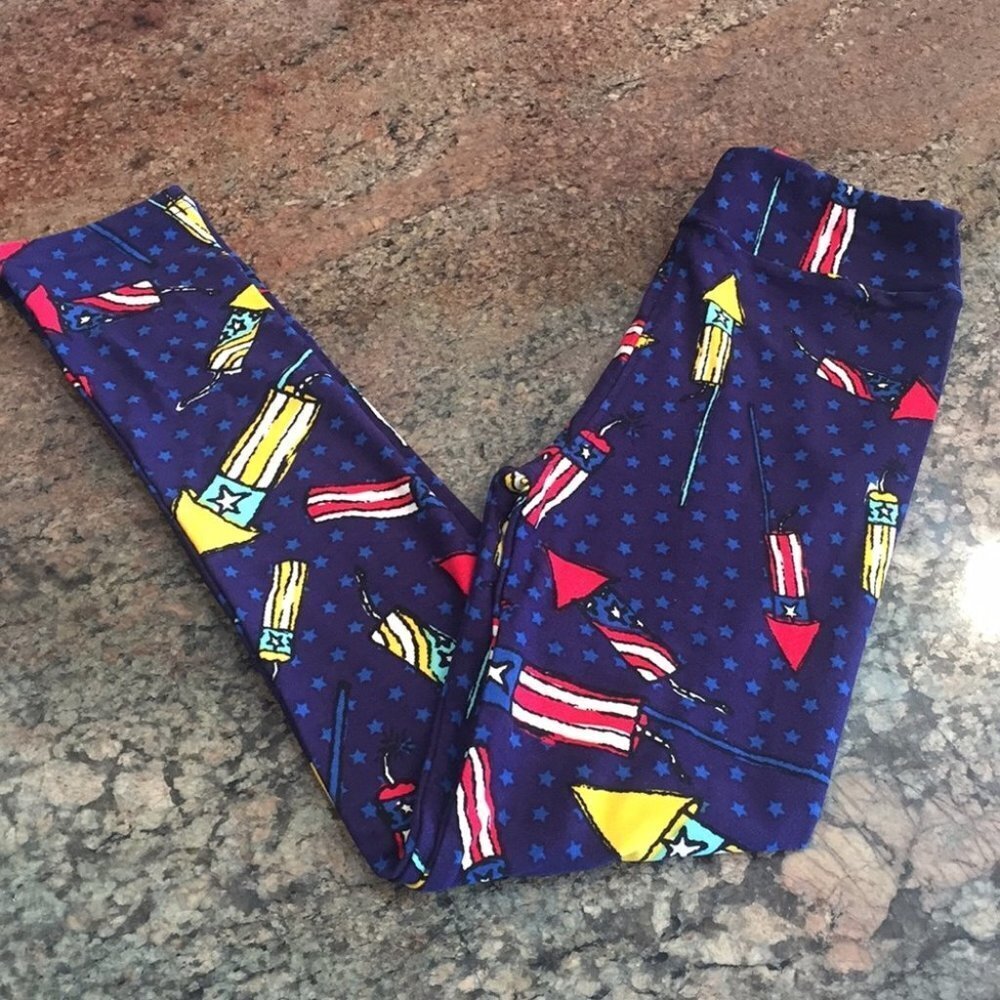 L/XL NWOT LuLaRoe Kids Leggings E03 649